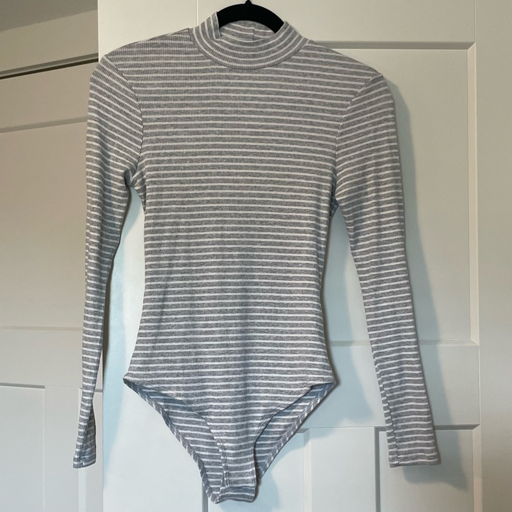 Ambiance Striped BodysuitSize S